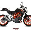 Sistema completo STORM GP Inox KTM Duke 390 13-16 - 74.KT.012.LXS