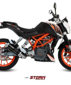 Sistema completo STORM GP Inox Negro KTM Duke 390 13-16 - 74.KT.012.LXSB