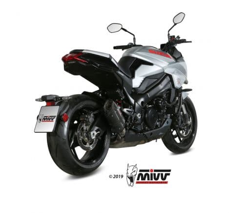 Silencioso MIVV Suono Inox Negro SUZUKI GSX-S 1000 KATANA 19-20 - S.056.L9