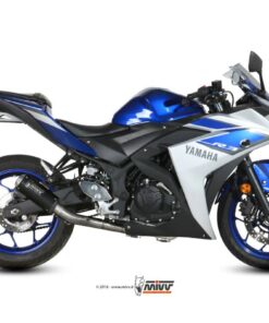 Sistema completo MIVV Negro Yamaha YZF R3 15-20 - X.YA.0008.SM3B