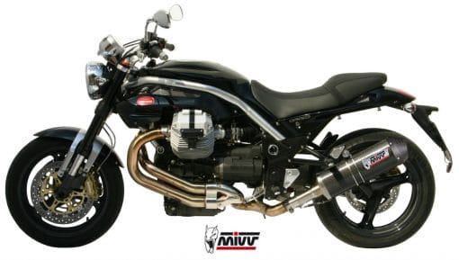 Silencioso MIVV Oval carbono con tapa de carbono MOTO GUZZI GRISO 850 06-11 - M.005.LEC