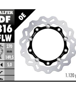 Disco de freno GALFER - DISCO FLOTANTE ACERO - DF816FLW