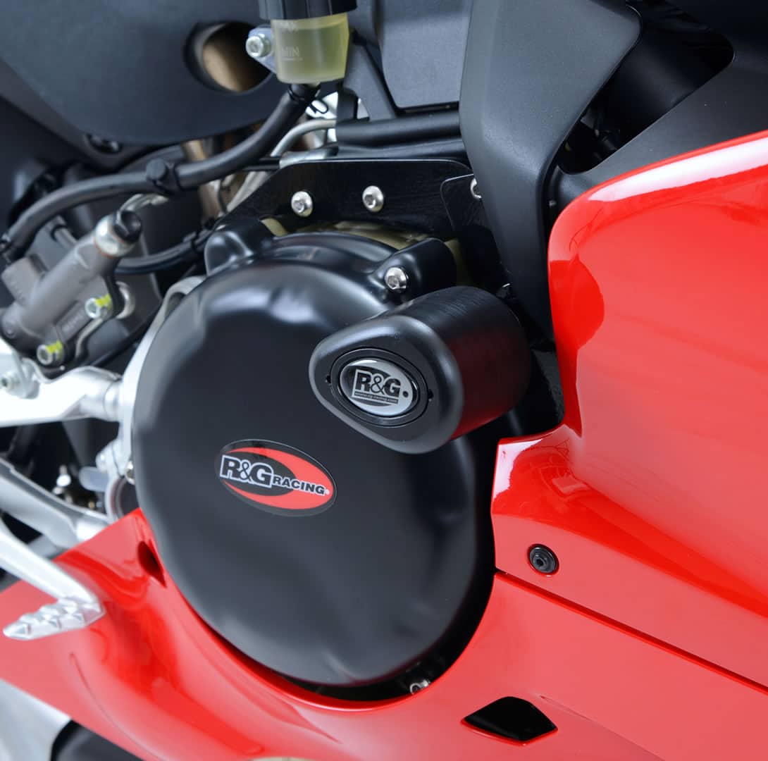 GSG-mototechnik topes anticaida rueda delantera Ducati Panigale 1100 v4 a partir de 2018 inlay rojo 