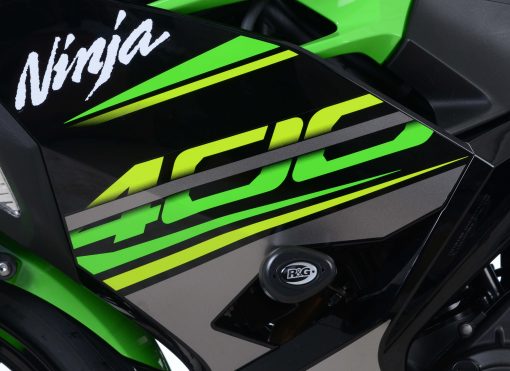 Topes antícaidas Negro RG-Racing Kawasaki Ninja 400 18-19 - RG-CP0444BL