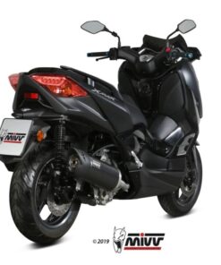 Silencioso MIVV Mover Inox Barnizado Negro Yamaha X-MAX 300 17-20 - MV.YA.0001.LV