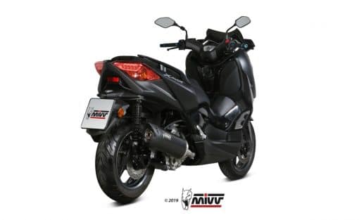 Silencioso MIVV Mover Inox Barnizado Negro Yamaha X-MAX 300 17-20 - MV.YA.0001.LV