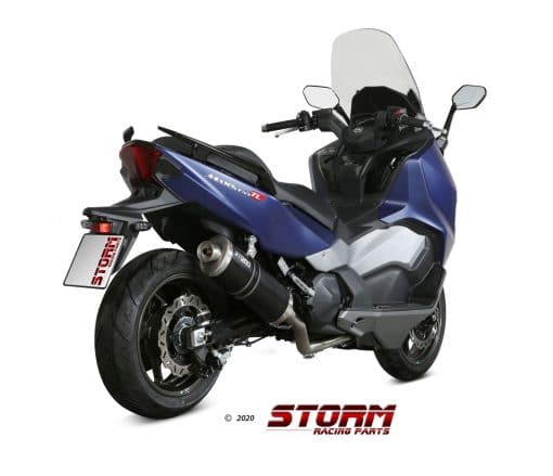 Sistema completo STORM Oval Black SYM Maxsym 500 TL - 74.SY.002.LX2B