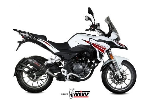 Escape MIVV Oval carbono para Benelli TRK 251 - E.006.L3C