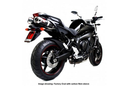 Escape Scorpion Factory Redondo Carbono Yamaha FZ6 Fazer 07-16 - EYA84-CEM