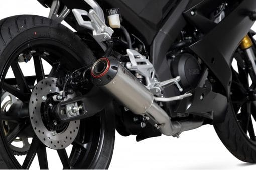 Escape Scorpion Red Power inox/titanio Yamaha YZF-R 125 - PYA113SYSTEO