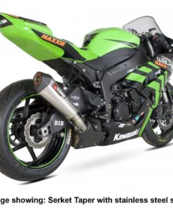 Escape Scorpion Serket Cónico Carbono Kawasaki Ninja ZX-6R 09-12 - RKA85-CEO