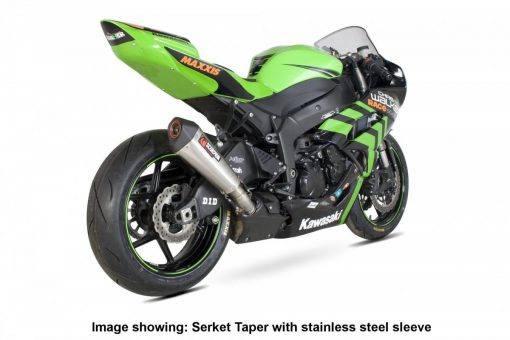 Escape Scorpion Serket Cónico Carbono Kawasaki Ninja ZX-6R 09-12 - RKA85-CEO