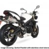 Escape Scorpion Serket Triumph paralelo titanio Street Triple 675 07-12 - RTR64TEO