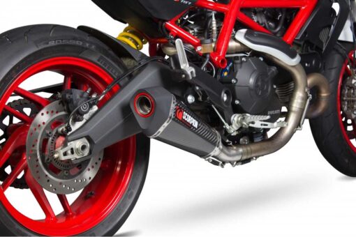 Escape Scorpion Serket cónico carbono Ducati Monster 797 17-21 - RDI65CEO