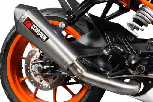 Escape Scorpion Serket cónico inox KTM RC390 14-16 - RKT80SEO