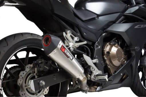 Escape Scorpion Serket paralelo Inox Honda CBR 500 R 16-18 - RHA180SEO