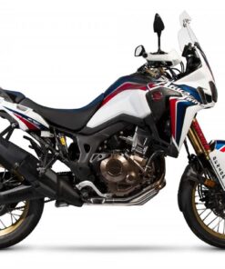 Escape Scorpion Serket paralelo negro cerámica Honda CRF1000L Africa Twin 15-19 - RHA173BCER