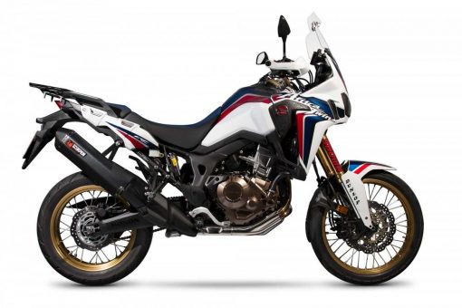 Escape Scorpion Serket paralelo negro cerámica Honda CRF1000L Africa Twin 15-19 - RHA173BCER