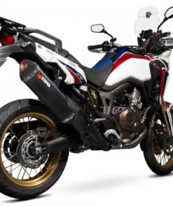 Escape Scorpion Serket paralelo negro cerámica Honda CRF1000L Africa Twin 15-19 - RHA173BCER