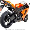 Escape Scorpion Stealth Titanio Kawasaki Ninja ZX-6RR 07-08 - KA77-TEO