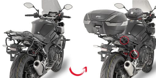 Portamaletas lateral GIVI F/Rápida Yamaha MT-10 16-20 - PLXR2129