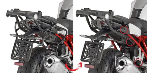 Portamaletas lateral GIVI F/Rápida BMW R1200R/RS - R1250R/RS - PLXR5117