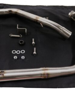 Línea completa GPR Exhaust System blanco Zontes ZT125G1 U1 - 20-21 - E4.Z.4.CAT.ALBE4