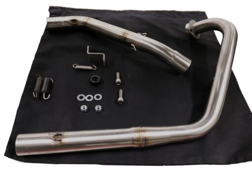 Línea completa GPR Exhaust System blanco Zontes ZT125G1 U1 - 20-21 - E4.Z.4.CAT.ALBE4