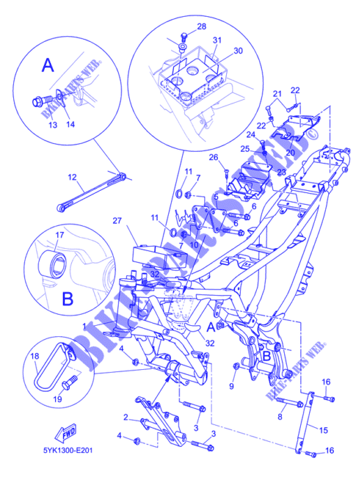 Casquillo Yamaha MT03 2006 - 90387-06X02