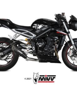 Escape MIVV X-M5 negro Triumph Street Triple R/S/RS 17-21 - T.019.SC5B