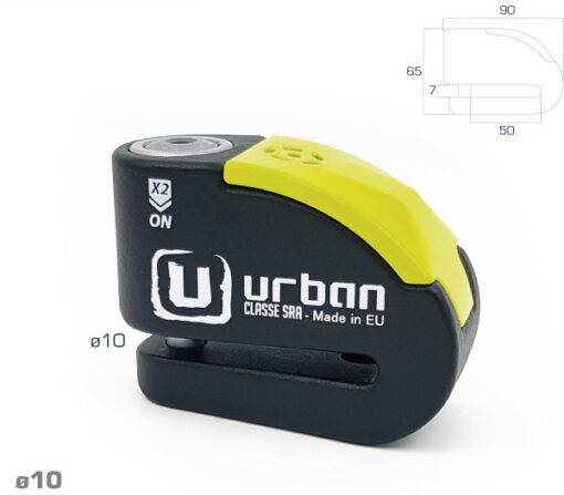 Candado disco de freno Urban Securtity UR10 con Alarma